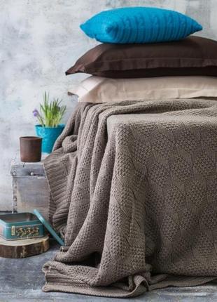 Покривало вʼязане інста 220*240 капучино