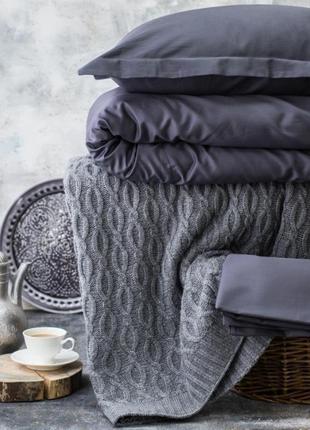 Комплект постільної білизни сатин полуторний