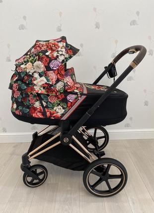 Коляска cybex priam spring blossom 2 в 12 фото