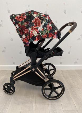 Коляска cybex priam spring blossom 2 в 13 фото