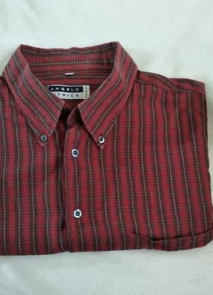 Сорочка/ сорочка в клітку - angelo litrico