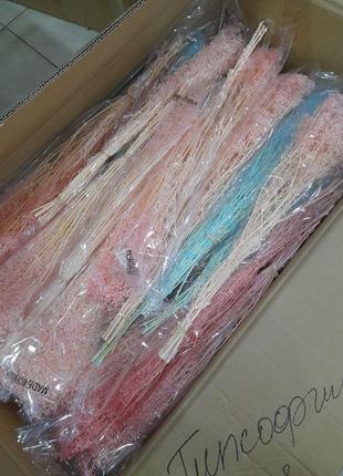 Гіпсофіла штучні квіти ціна за паковання 1 колір в асортименті