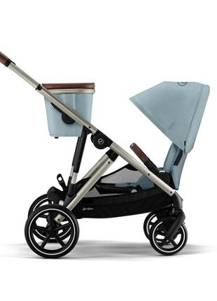 Коляска cybex gazelle s tpe sky blue