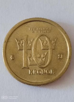 10 крон 2007 року швеція