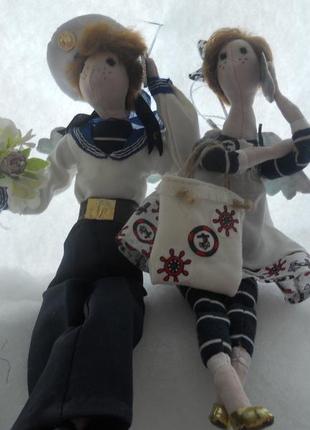 Лялька тільда морячок