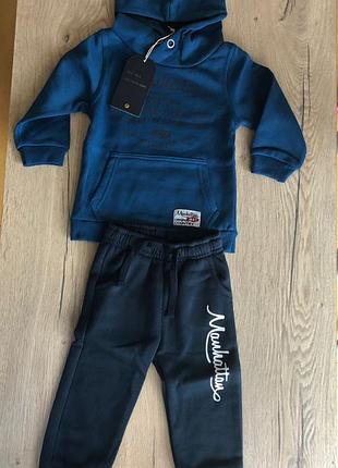 Теплый комплект мальчику штаны теплые manhattan knot so bad флис