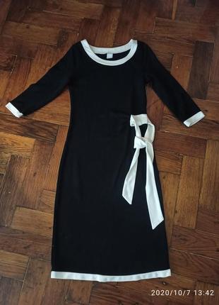 Сукні/сукня трикотажна чорнп xs