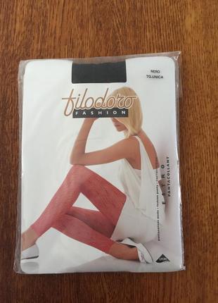 Леггинсы ажурные, filodoro, италия.
