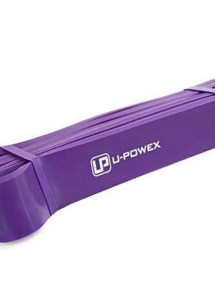 Резиновая петля u-powex power band фиолетовая 32мм ширина 16-42кг нагрузка для фитнеса, тренировок, подтягиван3 фото