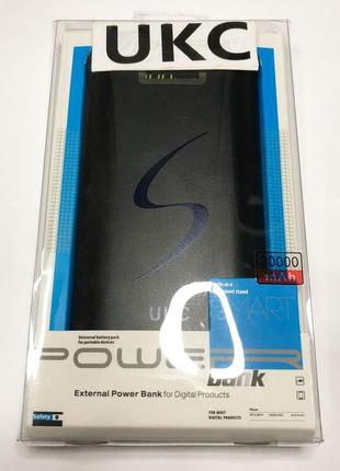 Мобільна зарядка портативна power bank 9600mah ukc, зовнішній аку2 фото