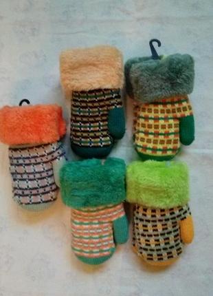 Рукавички теплі