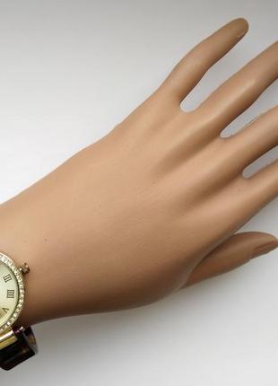 Jessica carlyle часы из сша со стразами и полупрозрачным браслетом6 фото