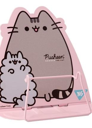 Подставка для книг фигурная yes pusheen металл