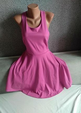 Платье фуксия