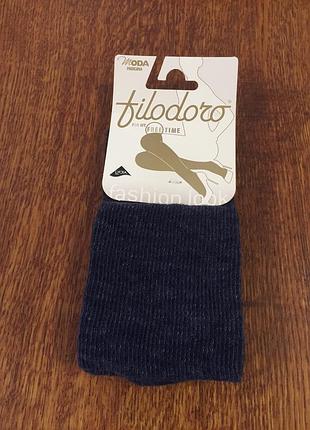 Заниженные чулки с хлопком, filodoro, италия.