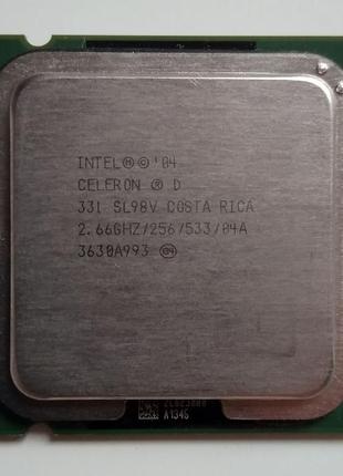 Кулер cooler intel, робочий проц.celeron d 315/2,26 ghz socket 47