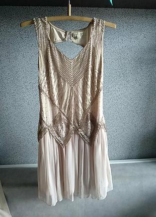 Платье бисерное