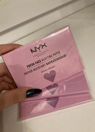 Nyx fresh face blottting paper матувальні серветки для обличчя1 фото