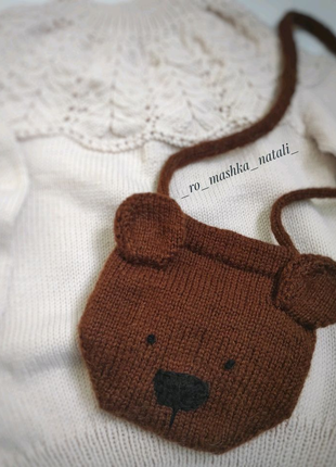 Сумка вязана дитяча
