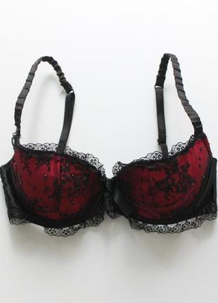 Гарний бюстгальтер з камінчиками і мереживом la senza, 70c/32c
