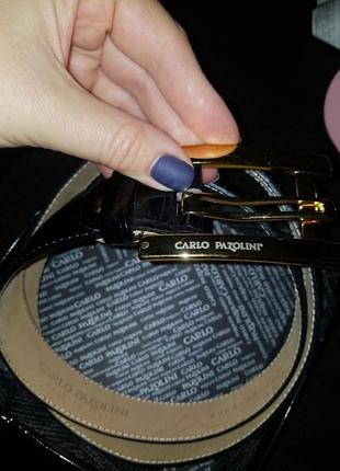 Чорний ремінь з натуральної шкіри