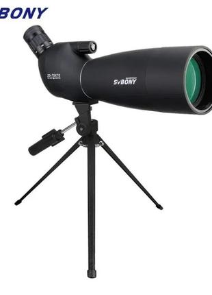 Телескоп монокуляр svbony sv28 25-75x70 монокль подзорная труба1 фото