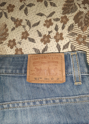 Продам фірмові жіночі джинси levis 511 w27 l276 фото