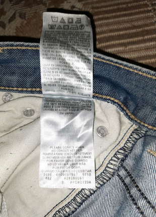 Продам фірмові жіночі джинси levis 511 w27 l279 фото