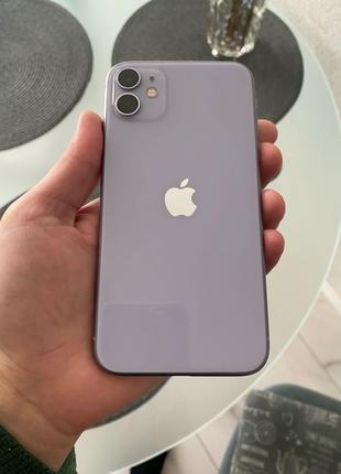 Гарний айфон! оригінал iphone 11 64 gb purple neverlock