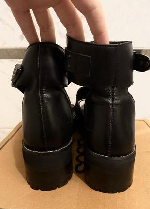 Босоножки на платформе. кожа wide fit premium leather gladiator sandals5 фото