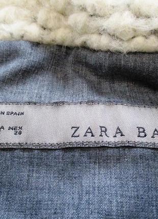 Бесшовная оригинальная теплая жилетка zara р м.10 фото