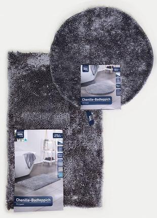 Набір(2шт) преміум килим у ванну з мікрофібри на антиковзкій осно