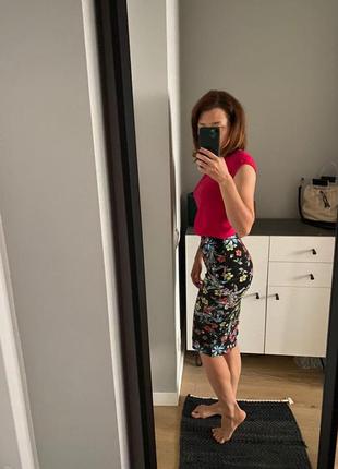 Спідниця міді стрейчева pull&bear