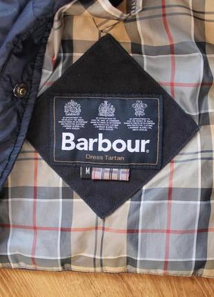 Стильна стьобана куртка щільна на осінь-весну barbour3 фото