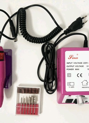 Фрезер для манікюру beauty nail dm-14/2000. колір: рожевий