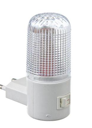 Економний світильник нічник світлодіодний в розетку led з вимкнут2 фото