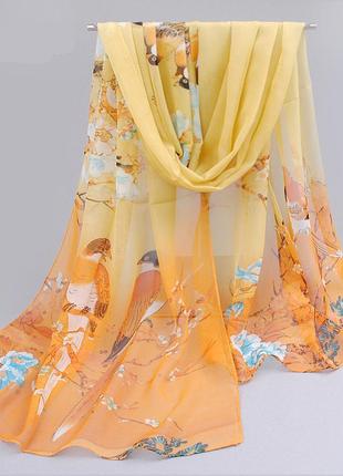 Шарф птицы 3