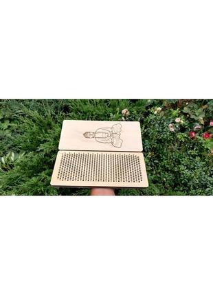 Дошка садху, гравіювання, дошка для йоги, дошка садху для стояння