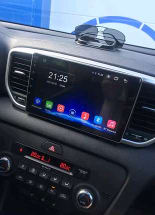 Магнітола kia sportage 4, bluetooth, usb, gps, wifi, android 6
