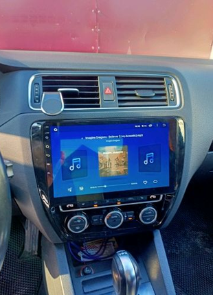 Магнітола volkswagen jetta, bluetooth, usb, gps, wifi, android