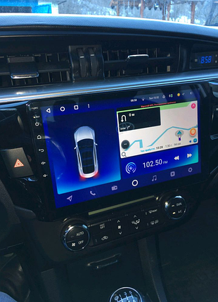 Магнітола toyota corolla e170, bluetooth, usb, gps, wifi, android 3