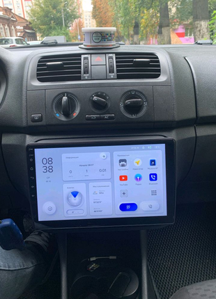 Магнітола skoda fabia 2, bluetooth, usb, gps, wifi, android