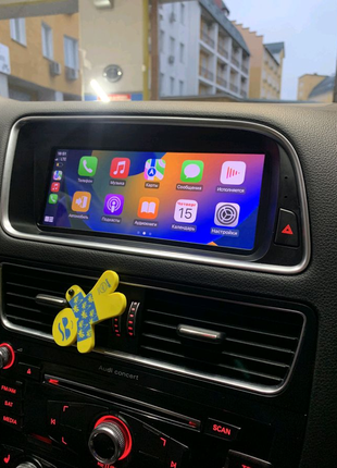 Магнітола audi q5, carplay, bluetooth, usb, gps, wifi, 4g