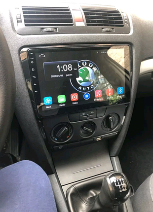 Магнітола skoda octavia a5, bluetooth, usb, gps, carplay, 4g