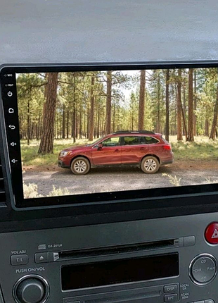 Магнитола android subaru outback, legacy, 6гб/128гб, carplay, gps