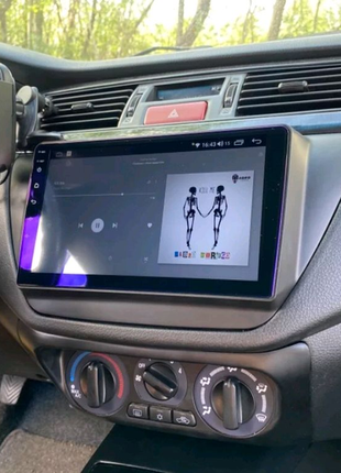Магнітола mitsubishi lancer 9, bluetooth, usb, gps, wifi, android