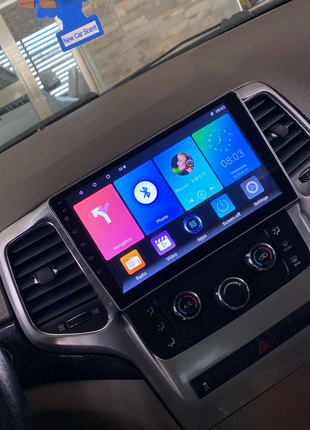 Магнітола jeep grand cherokee, bluetooth, usb, gps, wifi, android 4