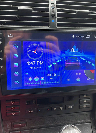 Магнітола bmw 3, e46, rover, bluetooth, usb, gps, wifi, android