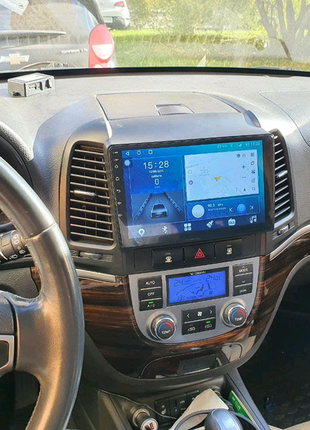 Магнітола hyundai santa fe 2, bluetooth, usb, gps, wifi, android