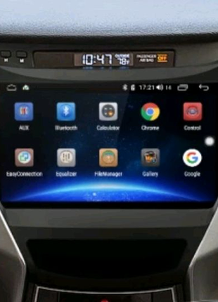 Магнітола hyundai sonata nf, bluetooth, usb, gps, carplay, 4g